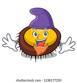 Elf sea urchin character cartoon