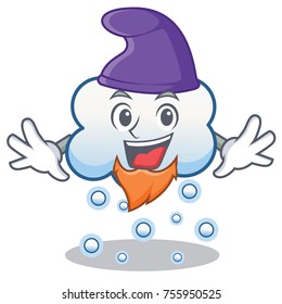 Elf snow cloud character cartoon