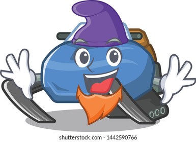 Elf snowmobile in the a character shape