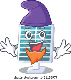 Elf solar penels isolated in the cartoon