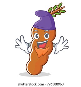 Elf tamarind character cartoon style