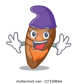 Elf taro tuber in the shape cartoon
