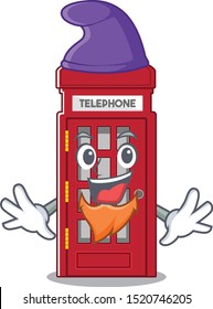 Elf telephone booth character shape on mascot