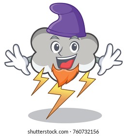 Elf thunder cloud character cartoon