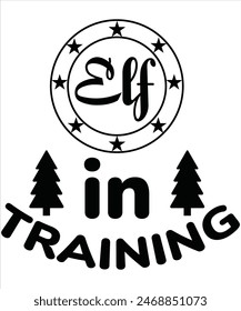 Elf in training T-shirt, Vector File