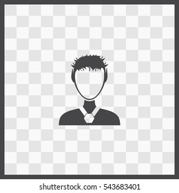 Elf vector icon. Isolated illustration. Business picture.