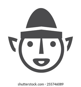 Elf vector image to be used in web applications, mobile applications and print media.