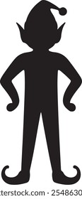 Elf Vector Silhouette Art Design