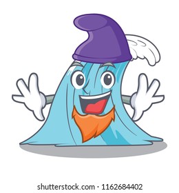 Elf wave character cartoon style