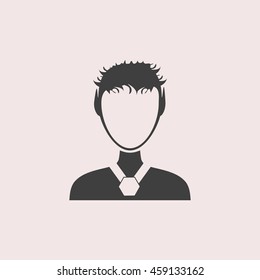 Elf web icon. Isolated illustration