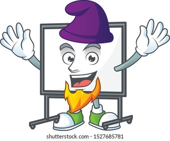 Elf white board for a teaching equipment