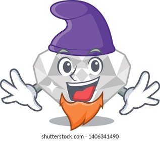 Elf white diamond cartoon