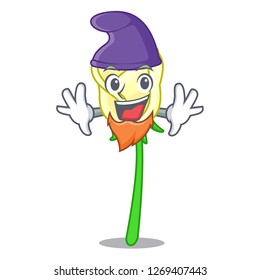 Elf white rose in the shape cartoon