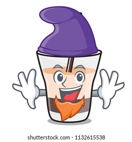 Elf white russian character cartoon