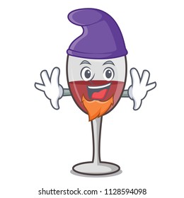 Elf wine character cartoon style