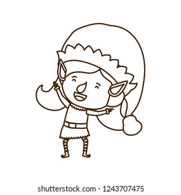 elf woman walking avatar character