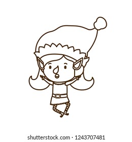 elf woman walking avatar character