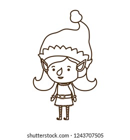 elf woman walking avatar character
