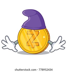 Elf Zcash coin character cartoon