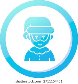 Elfie Line vector Icon Design