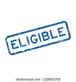 eligible text trendy icon on white background for web graphic