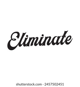 eliminate text on white background.