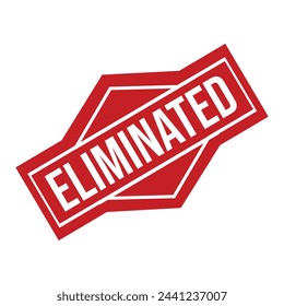 Eliminated Rubber stamp Design art Illustration 
