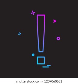Elimination alert icon design vector