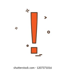 Elimination alert icon design vector