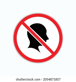 Elimination Icon. Unaccepted, Failured Selection Symbol. Applied for Design, Presentation, Website or Apps Elements - Vector. Logo Template.