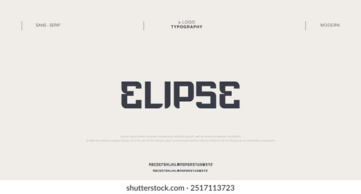 Elipse Elegant Font Uppercase Lowercase and Number. Classic Lettering Minimal Fashion Designs. Typography modern Serif fonts regular decorative vintage concept.