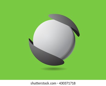 Elipse Logo Design with Shapes