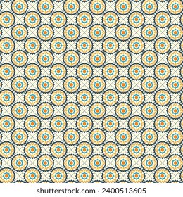 Elipse seamless pattern design with white and dark background