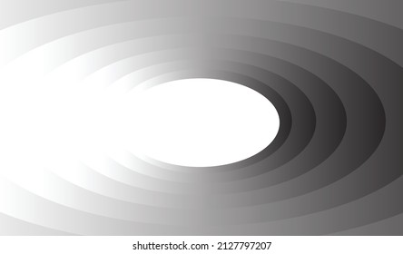 elipses geometric abstract background. ilustration vector black white
