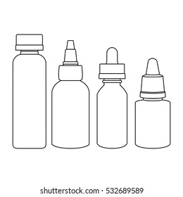 e-liquid bottles