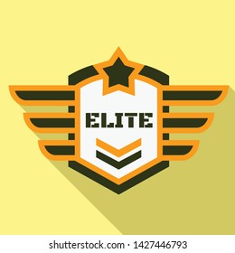 Elite air logo. Flat illustration of elite air vector logo for web design