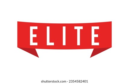 Elite Banner Design Vektorgrafik.