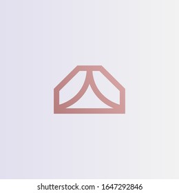 Elite House linear vector logo