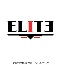 Elite logo in esport style