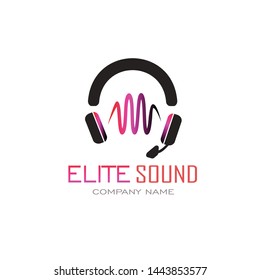 Logo-Design der Elite, Soundvektor, für Unternehmen und Unternehmen