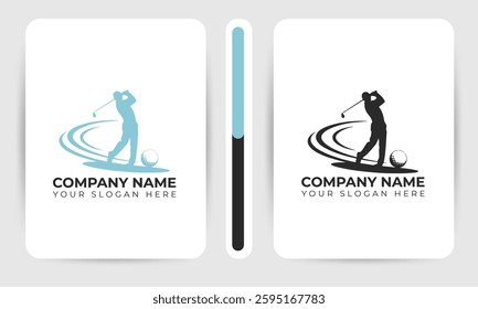 Elite Swing Golf Club Emblem for Branding and Presentation