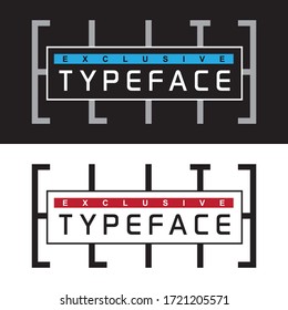 Elite typeface, exclusive t-shirt design, modern typography,  graphic print, poster, screen printing, stickers, vector illustration art.