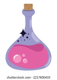 elixir bottle esoteric icon isolated