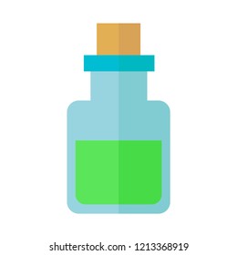 Elixir. Elixir Bottle. Vector illustration. EPS 10.