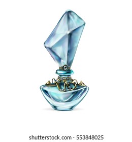 elixir of fantasy games for a bottle vector