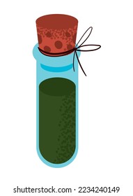 elixir flask icon flat isolated