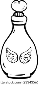The Elixir of Love in Doodle Style