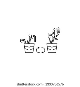 elixir, magic, plant, refresh icon