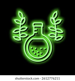 elixir phytotherapy neon light sign vector. elixir phytotherapy illustration