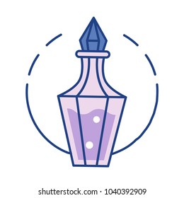 Elixir potion Line color illustration